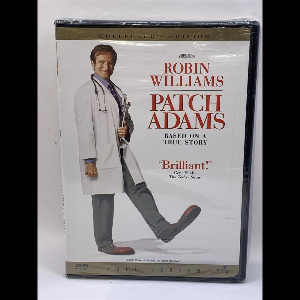 Patch Adams DVD 1999 Full Screen NEW SEALED Robin Williams Collector’s Edition‌‌